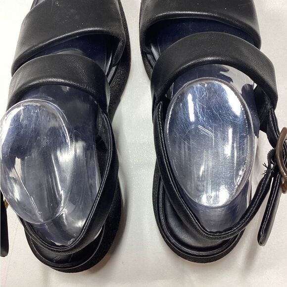 Vince Laguna Leather Platform Sandal In Black - Picture 6 of 16